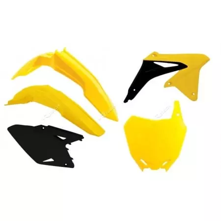 Kit Plastique Racetech Couleur Origine (2017) Jaune Noir Suzuki RM-Z450 - Carénage et protection RACETECH