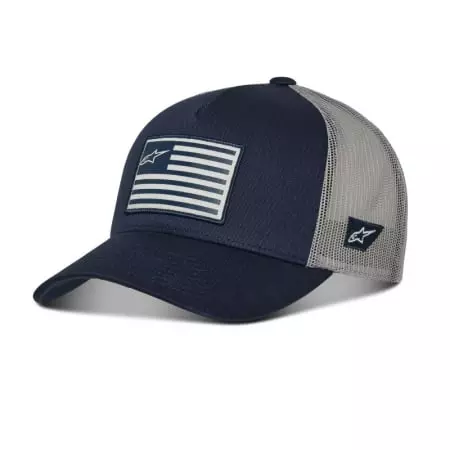 Casquette Alpinestars Flag Snapback Bleu Navy Gris