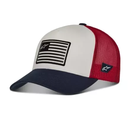 Casquette Flag Snapback Blanc Bleu Navy Rouge