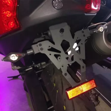 Support De Plaque V Parts Yamaha T-Max 530 Noir - Électricité V PARTS