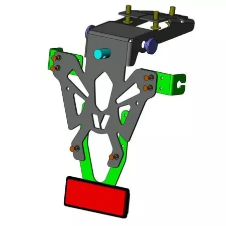 Support De plaque V Parts Honda CB650F Noir - Électricité V PARTS
