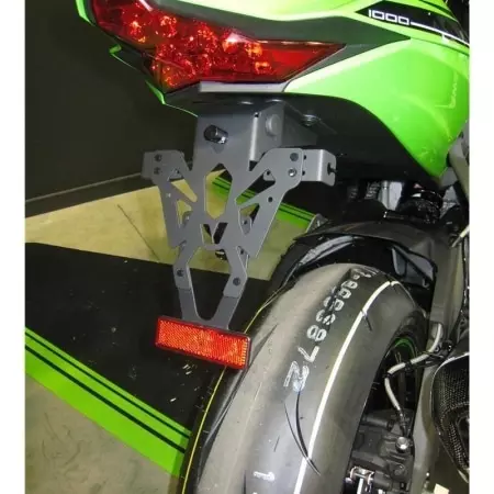 Support De plaque V Parts Kawasaki ZX10R Noir - Électricité V PARTS