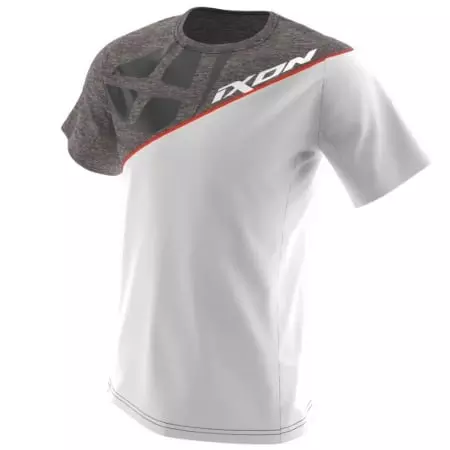 T-Shirt Ixon Faster Gris Blanc