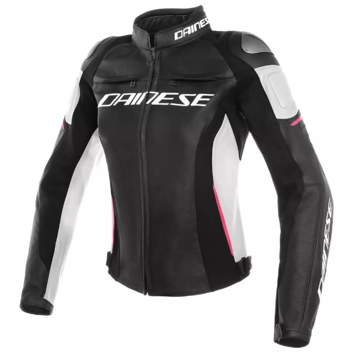 Blouson Femme Dainese Racing 3 Lady Noir Blanc Rose T76