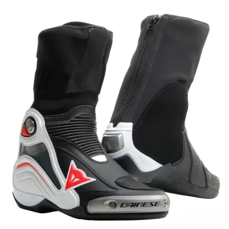 Bottes Dainese Axial D1 A66 Noir Blanc Rouge