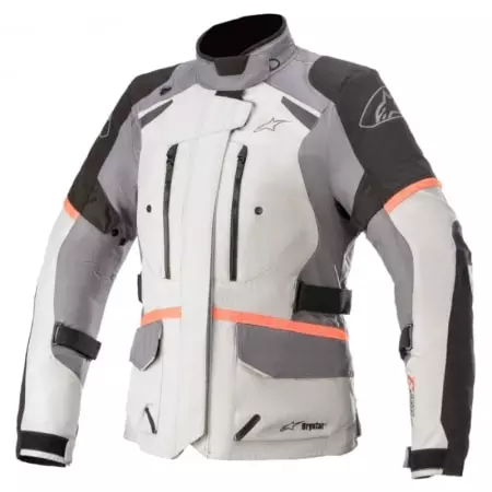 Veste Femme Alpinestars Stella Andes V3 Drystar Gris Clair Gris Foncé Noir Corail