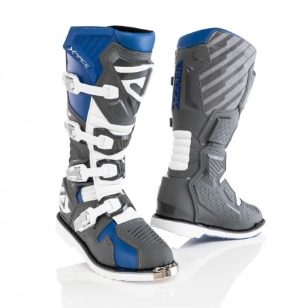 Bottes Cross Acerbis X-Race Gris Bleu