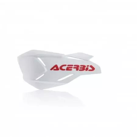 Coques Protège-Mains Acerbis X-Factory Blanc Rouge