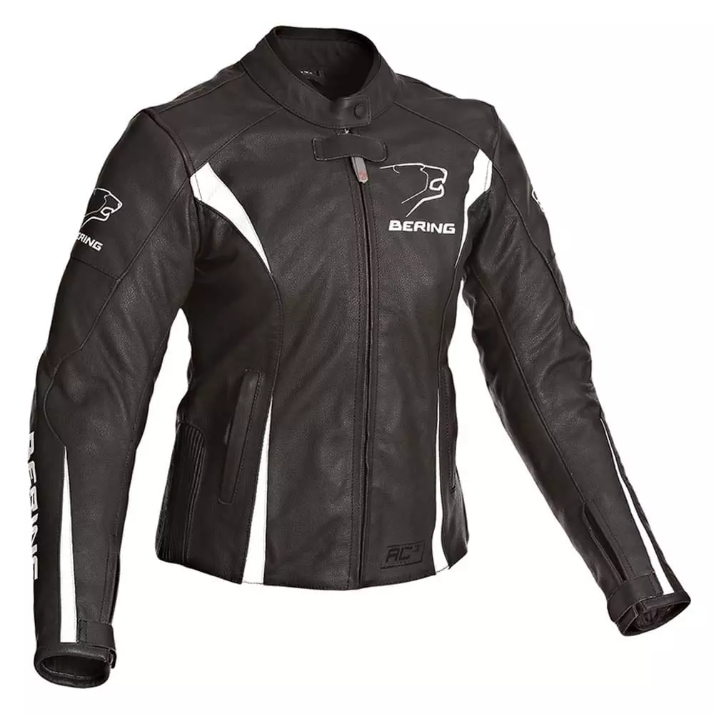 Blouson Femme Bering Lady Gangsta Noir Blanc