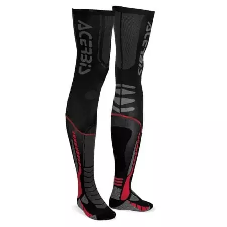 Chaussettes Acerbis X-Leg Pro Noir Rouge