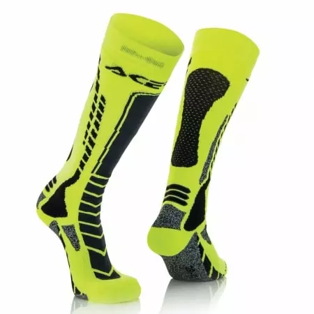 Chaussettes Acerbis MX Pro Jaune Noir