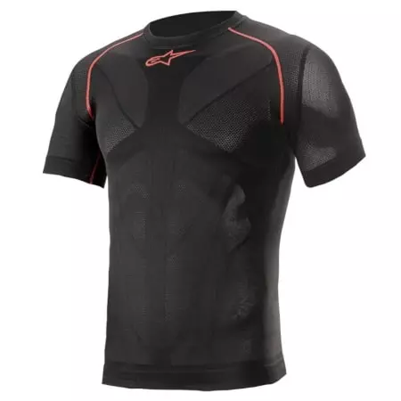 Tee-Shirt Technique Alpinestars Ride Tech V2 Noir Rouge