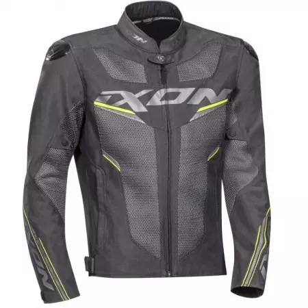 Blouson Ixon Draco Anthracite Gris Jaune Vif