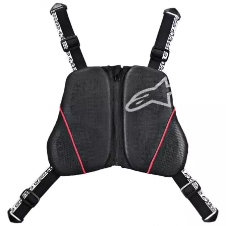 Protection Thoracique Alpinestars Nucleon KR-C Noir Blanc Rouge