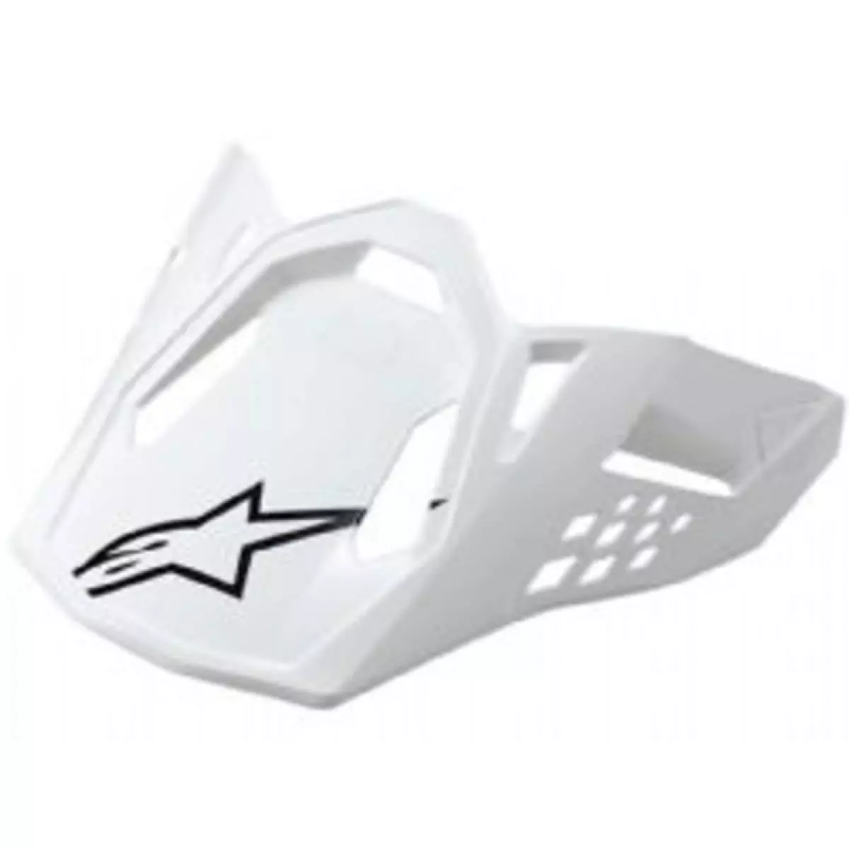 Visière Alpinestars Supertech M10/M8 Blanc Brillant