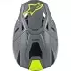 Casquette Alpinestars S-M8 Radium Gris Jaune Fluo Mat