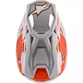 Casquette Alpinestars S-M8 Triple Orange Fluo Blanc Or M&G