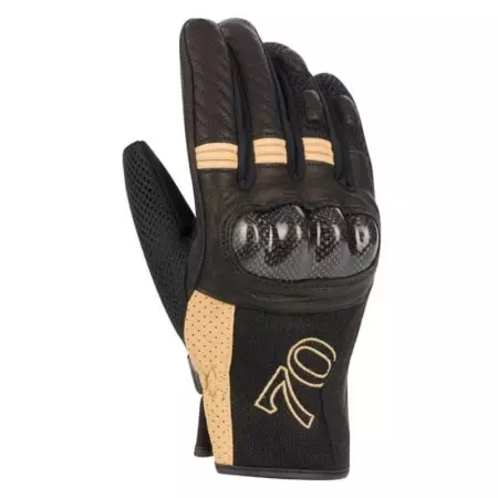 Gants Femme Segura Lady Russell Noir Beige