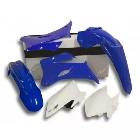 Kit Plastique Racetech Couleur Origine (2013) Bleu Blanc Yamaha WR250F - Carénage et protection RACETECH