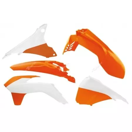 Kit Plastique Racetech Couleur Origine (15-16) Orange Blanc KTM