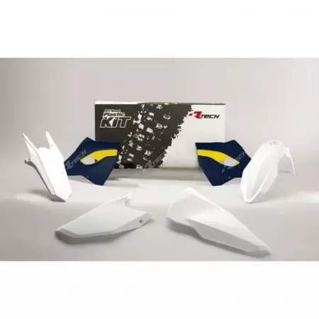 Kit Plastique Racetech Couleur Origine (2016) Blanc Bleu Jaune Husqvarna