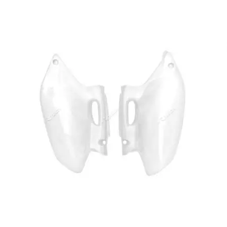 Plaques Latérales Racetech Blanc Yamaha