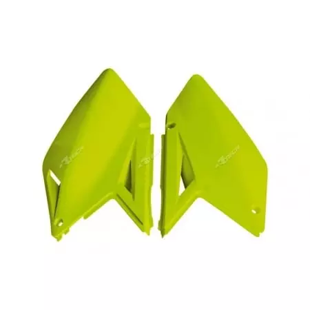 Plaques Latérales Racetech Jaune Fluo Suzuki RM-Z250 - Carénage et protection RACETECH