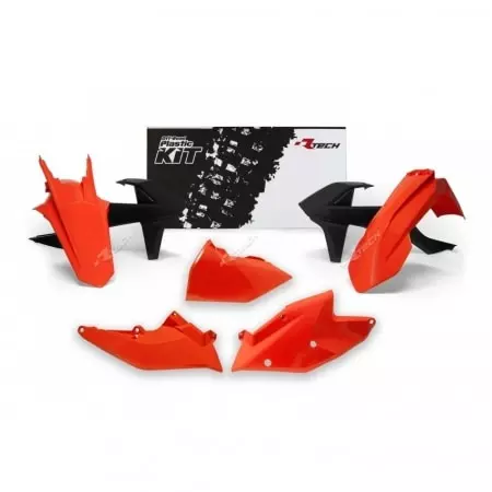 Kit Plastique Racetech Couleur Origine (2018) Rouge Blanc Noir KTM - Carénage et protection RACETECH