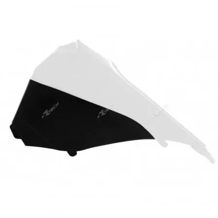 Cache Boite À Air Gauche Racetech Blanc Noir Six Days EXC EXC-F