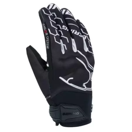 Gants Femme Bering Lady Walshe Noir Blanc