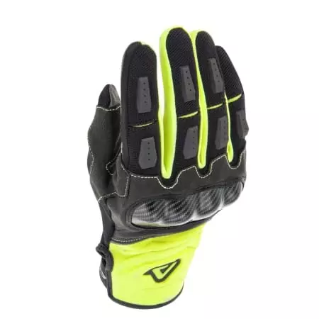 Gants Cross Acerbis CE Carbon G 3.0 Noir Jaune Fluo