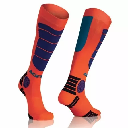 Chaussettes Enfant Acerbis MX Impact Orange Bleu