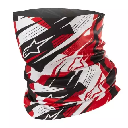 Tour De Cou Alpinestars Blurred Rouge Blanc Noir