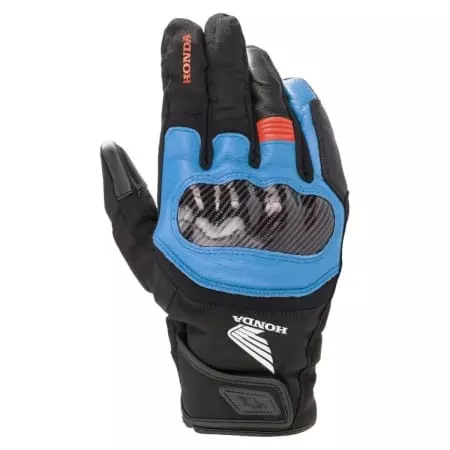 Gants Alpinestars Honda SMX Z Drystar Noir Bleu Rouge