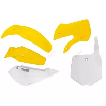 Kit Plastique Racetech Couleur Origine Jaune Blanc Suzuki RM65