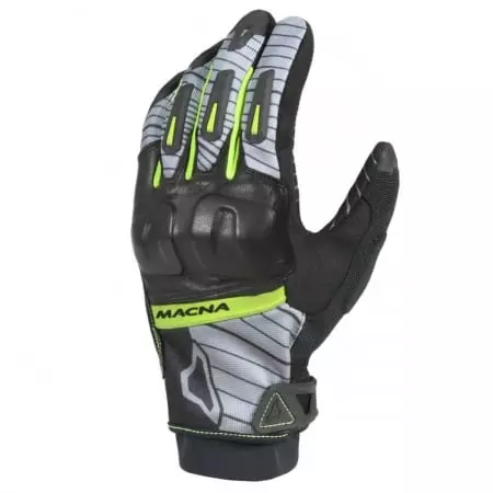 Gants Macna Attila RTX Noir Gris Jaune