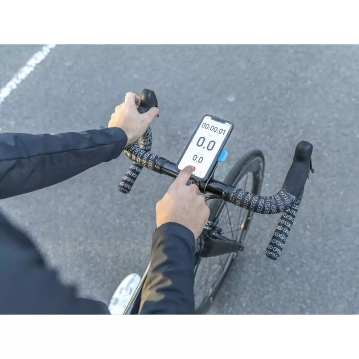Support Vélo Quad Lock Pour IPhone 16 Pro (V3) - Fixation Guidon Avant + Coque MAG - Verrouillage Rotatif Sécurisé