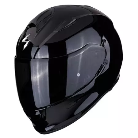 Casque Scorpion Exo-491 Solid Noir Brillant - Casque Intégral SCORPION