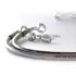 Kit 1 Durite Aviation Speed Brakes Inox/Raccord Bleu 358200103
