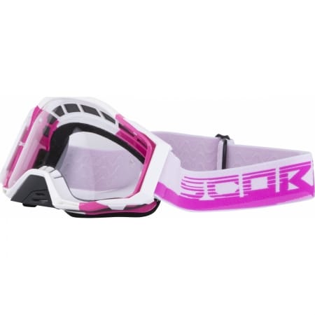 Masque Scorpion Goggle Rose Blanc E21