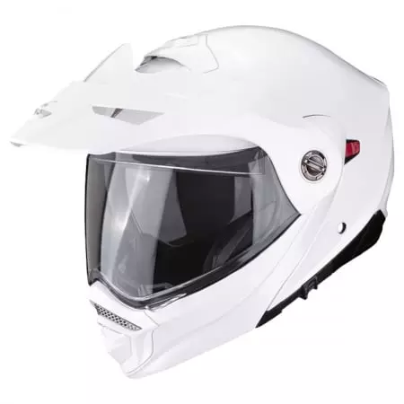 Casque Scorpion ADX-2 Solid Blanc Perle - Casque Modulable SCORPION