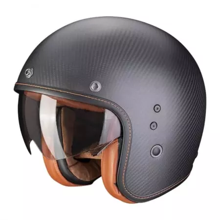 Casque Scorpion Belfast Evo Carbon Solid Noir Mat