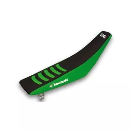 Housse De Selle Blackbird Double Grip 3 Kawasaki KX250F KX450F Noir Vert - Carénage et protection BLACKBIRD