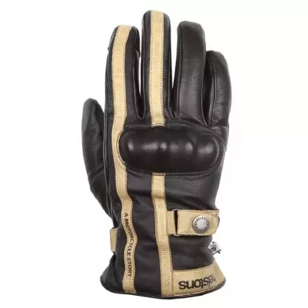 Gants Helstons Burton Noir Beige