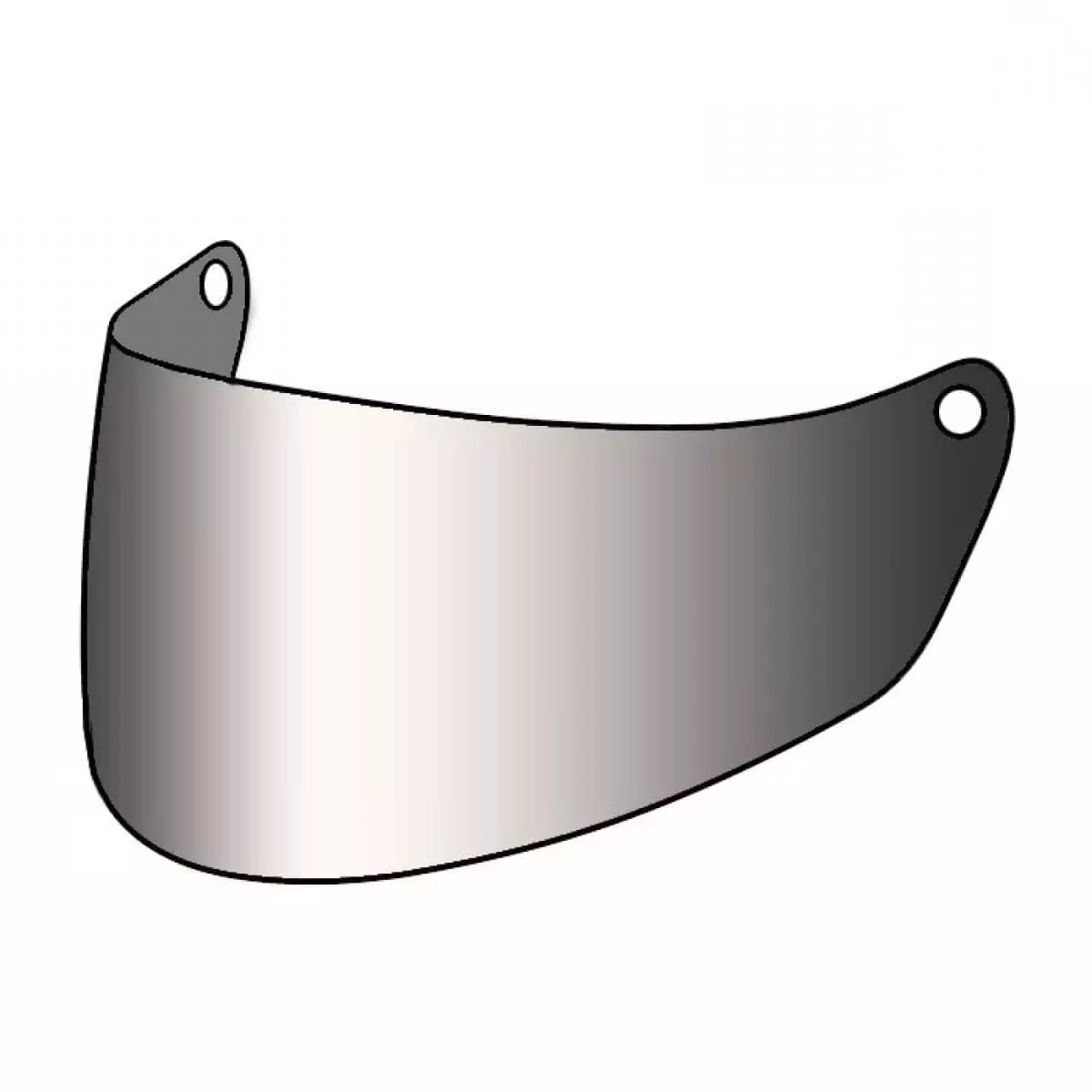 Visière Scorpion KDF-31 Iridium Argent