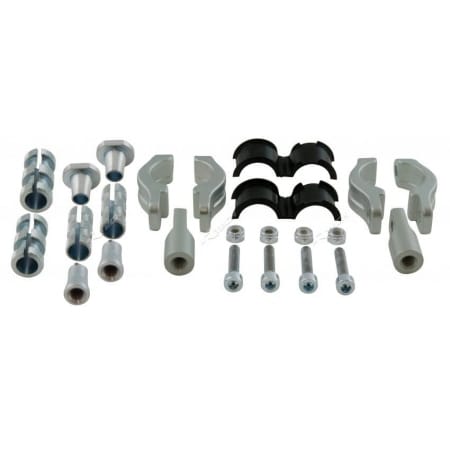 Kit Fixation Racetech Protège-Mains Vertigo Diamètre 22 28.6 mmm Articulé