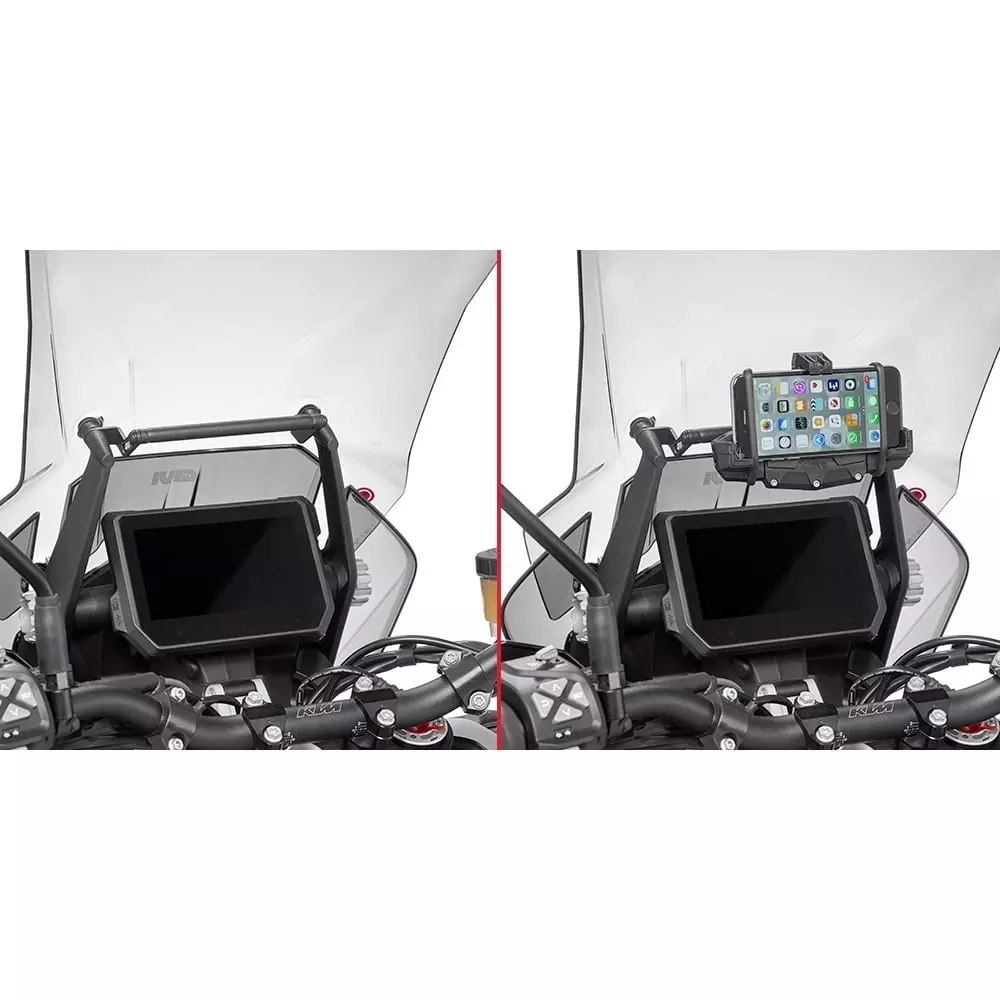 Support GPS Pour Guidon Moto Honda X-ADV 2017-2018 - Aluminium 6063-T6 - Compatible Montage AMPS