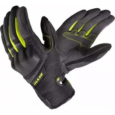 Gants Femme REV'IT Volcano Ladies Noir Jaune Néon