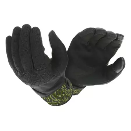 Gants Tucano Urbano Miky Noir Jaune Fluo Graphic