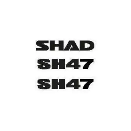 Autocollants Shad Top Case SH47